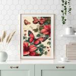 DIY Paint by Number Butterfly Art Set