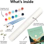 6 Pack Paint by Number Kits for Adults