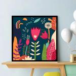 2 Pack Easy Acrylic Paint by Numbers Kits