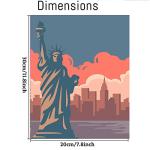 6 Pack Paint by Number Kits for Adults