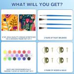 2 Pack Easy Acrylic Paint by Numbers Kits