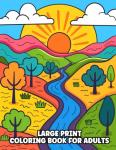 Large Print Easy Coloring Book for All Ages