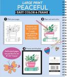 Large Print Color & Frame - Peaceful Pages
