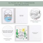 Adult Coloring Book Set - Relax and Explore