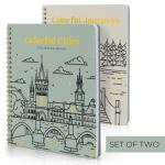 Adult Coloring Book Set - Relax and Explore