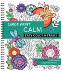 Large Print Easy Color & Frame Book
