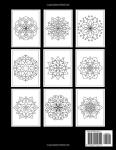 Large Print Easy Mandalas Coloring Book for Seniors