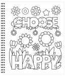 Large Print Easy Color & Frame Book