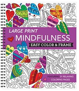 Large Print Mindfulness Coloring Book for Relaxation