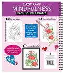 Large Print Mindfulness Coloring Book for Relaxation