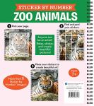 Zoo Animals Sticker by Number Art Kit
