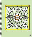 Sticker by Number: Stained Glass Brain Games