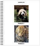 Zoo Animals Sticker by Number Art Kit