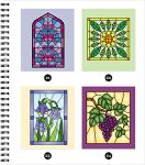 Sticker by Number: Stained Glass Brain Games