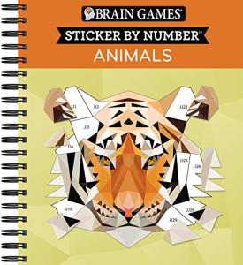 Sticker by Number: Animal Brain Games Bundle