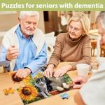 Large Piece Puzzles for Seniors - 6 Pack