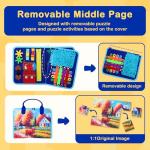 Fidget Blanket for Seniors with Dementia and Autism