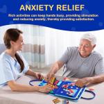 Fidget Blanket for Seniors with Dementia and Autism