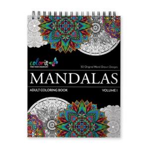 ColorIt's Mandala Coloring Book - Thick Artist Quality Paper
