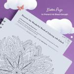 ColorIt's Mandala Coloring Book - Thick Artist Quality Paper