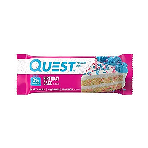 Birthday Cake Quest Nutrition Protein Bar (Pack of 12)