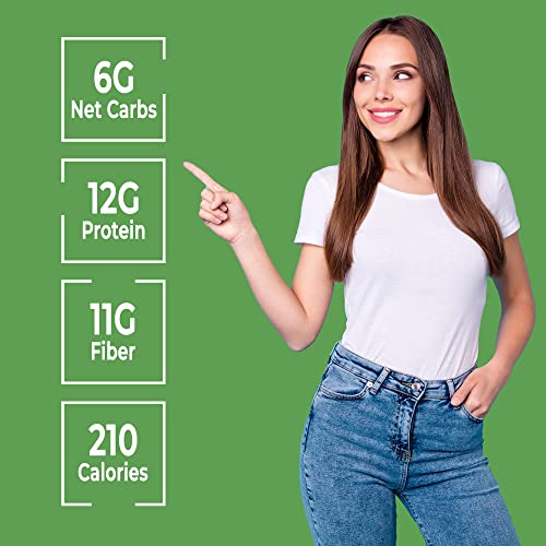 Keto Dark Chocolate Mint Nutrition Bars - High Protein, Gluten-Free (24 Pack)