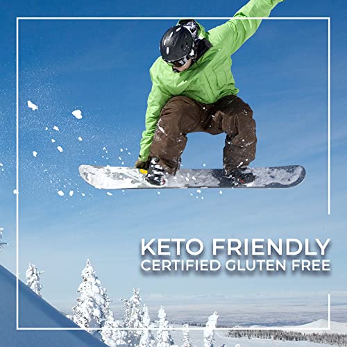 Keto Dark Chocolate Mint Nutrition Bars - High Protein, Gluten-Free (24 Pack)