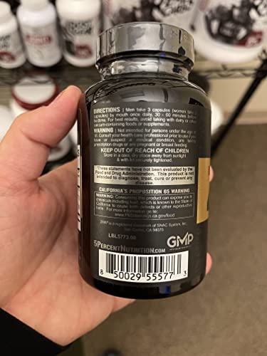 5% Nutrition Core ZMA (with Boron) | Promotes Recovery by Restoring Levels of Zinc, Magnesium & Vitamin B-6 (90 Capsules)