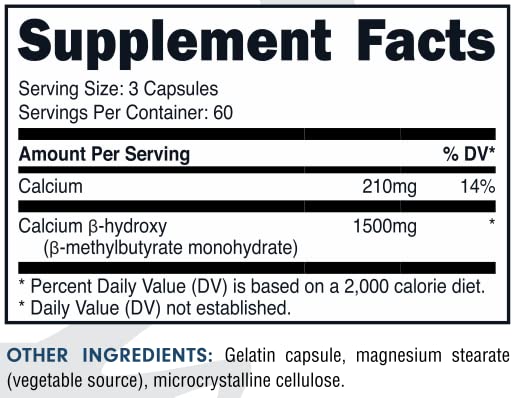 Bucked Up HMB Essentials: 1500mg, 60 Servings