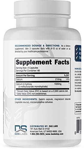 Bucked Up HMB Essentials: 1500mg, 60 Servings