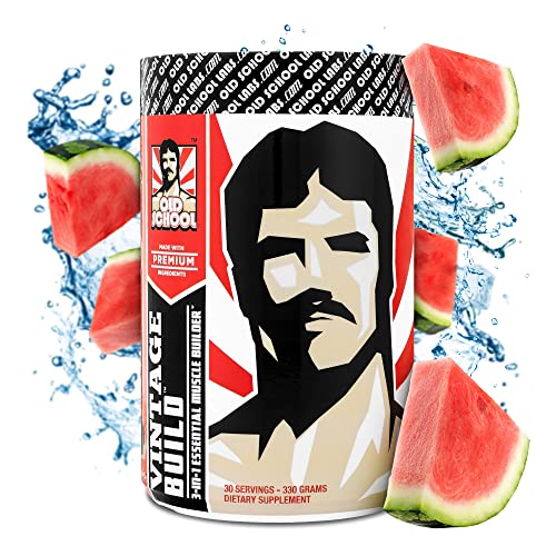 Vintage Build â Post Workout Recovery & Muscle Building Drink â Supports Muscular Strength & Growth + Reduces Soreness â With Creatine Monohydrate, BCAAs, & L-Glutamine â Natural Flavors â 30 Servings