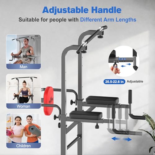 RELIFE Power Tower Pull Up Bar for Home Gym