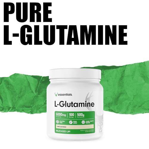 Gluten-Free L-Glutamine Powder - 100 Servings, Unflavored
