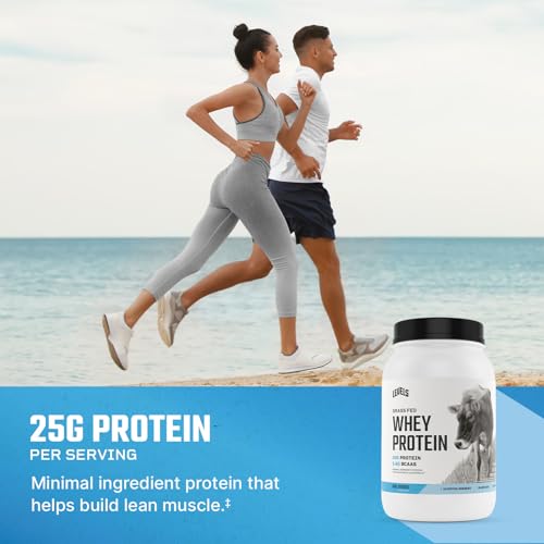 Levels Grass Fed 100% Whey Protein, No Hormones, Unflavored, 2LB