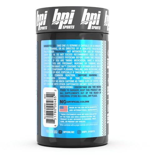 BPI Sports B4 Thermogenic The Once Daily Fat Burner, 60 Count