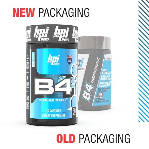 BPI Sports B4 Thermogenic The Once Daily Fat Burner, 60 Count