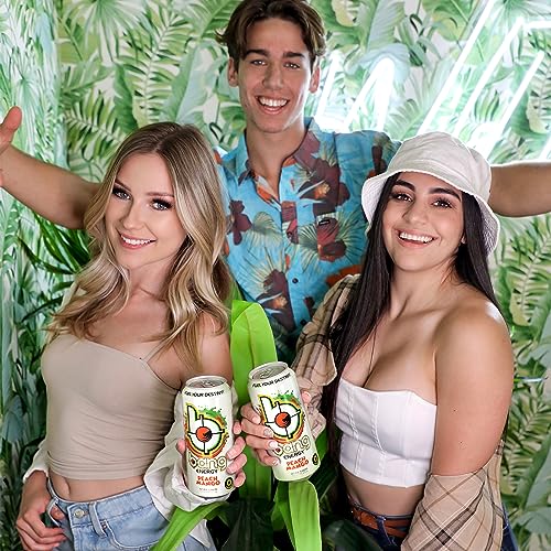 Bang Peach Mango Energy Drink, 0 Calories, Sugar Free with Super Creatine, 16oz, 12 count (Pack of 1) (Package may vary)