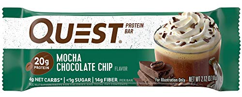 Quest Mocha Chocolate Chip Protein Bar (12-pack)