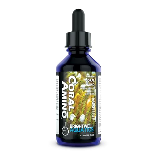 Brightwell Aquatics CoralAmino - Amino Acid Complex for Coral Coloration & Growth, 125 ml