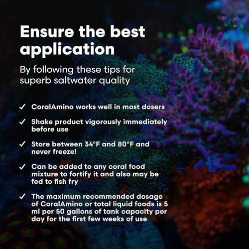 Brightwell Aquatics CoralAmino - Amino Acid Complex for Coral Coloration & Growth, 125 ml