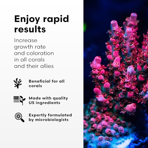Brightwell Aquatics CoralAmino - Amino Acid Complex for Coral Coloration & Growth, 2 Liter