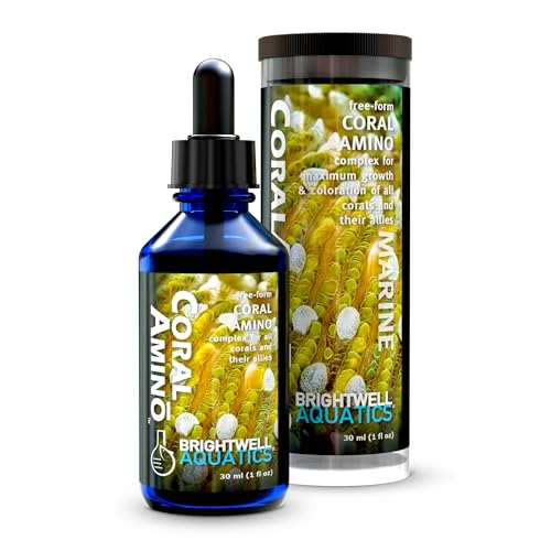 Brightwell Aquatics CoralAmino - Amino Acid Complex for Coral Coloration & Growth 30-ML