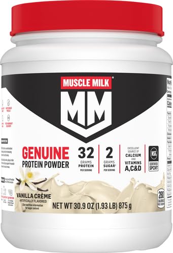 Muscle Milk Lean Muscle Vanilla Creme Protein Powder, 1.93 Pound (Pack of 1)