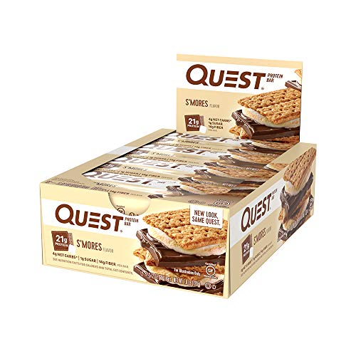 Quest Protein Bar: S'mores Flavor, 20g Protein, Low Carb