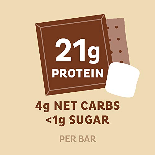 Quest Protein Bar: S'mores Flavor, 20g Protein, Low Carb