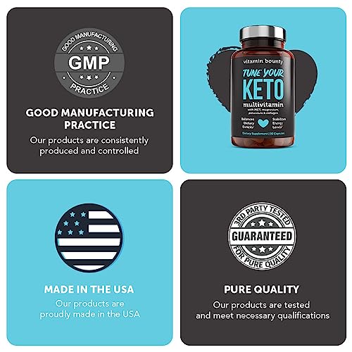 Keto Multivitamin - Boost Energy, Support Electrolytes - 90 Caps