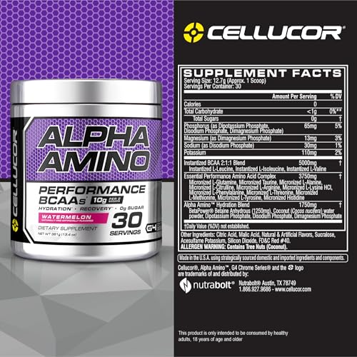 Cellucor Alpha Amino EAA & BCAA Powder - Watermelon