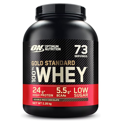 Optimum Nutrition Whey Protein Powder, Double Rich Chocolate