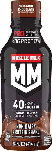 Muscle Milk Muscle Milk Pro Series Protein Shakes, Chocolate, 14 oz
