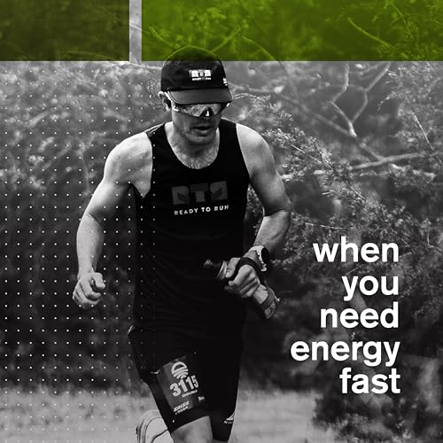 Skratch Labs Energy Chews | Energy Gummies for Running, Cycling, and Sports Preformance | Energy Gel Alternative | Matcha + Lemon (10 Pack) | Gluten Free, Vegan